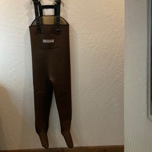 Hodgman neoprene stocking foot chest waders, size M